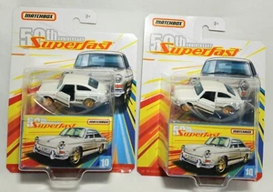 MATCHBOX SUPERFAST 50TH ANNIVERSARY '65 VOLKSWAGEN TYPE 3 FASTBACK Lot Of 2 - Picture 1 of 7