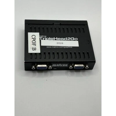 Matrox TripleHead2Go Graphics Expansion Module - Multi-Display Adapter - Triple - Image 1 of 4