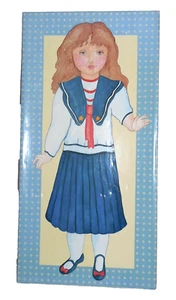 1988 Lillian Vernon Papierpuppe Kit LV 4387 UNGESCHNITTEN groß 20" Box 12 süße Outfits - Bild 1 von 12