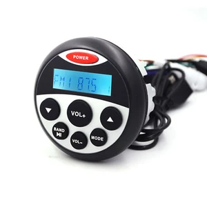 Receptor de radio estéreo Bluetooth marino medios digitales audio MP3/WMA/USB/AM/FM - Imagen 1 de 10