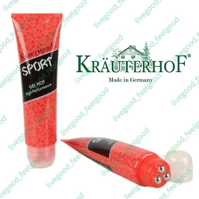 Krauterhof Sport Warming Hot Gel Muscle Pain Relief Preparation Activity 150ml