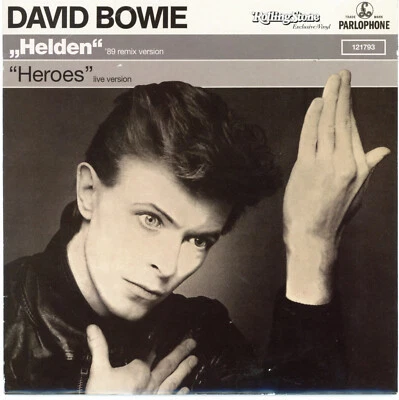 David Bowie – „Helden“ / "Heroes" RollinStone Exclusiv Vinyl 7"_Cover mit Mängel - Bild 1 von 2
