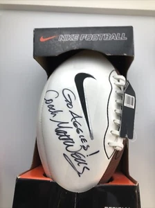Nike Football Signed By coach Matt Wells Go Aggies! - Picture 1 of 6