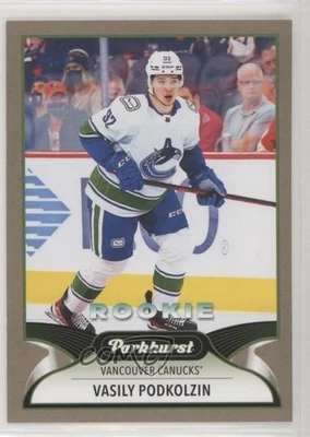 2021 Upper Deck Parkhurst Rookies Bronze Border Vasily Podkolzin #299 Rookie RC - Image 1 of 2