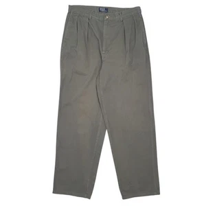 POLO RALPH LAUREN Vintage Made In USA Chino Trousers Grey Mens W32 L30 - Picture 1 of 6