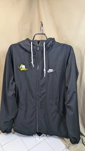 Nike Oregon Ducks Football Team Issued Zip Up Jacket Size S FULL ZIP W/ Hood - Picture 1 of 6