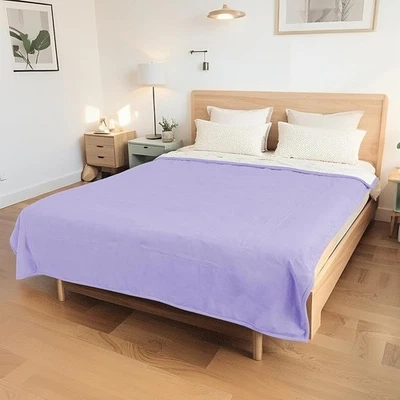 Electric Heated Blanket Dual-Sided Comfort 6 Heat Levels Machine Washable Safe - Image 1 of 4