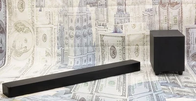 Insignia 2.1 Channel Soundbar Wireless Subwoofer *READ* NS-HTSB2123 #4632 - Image 1 of 4