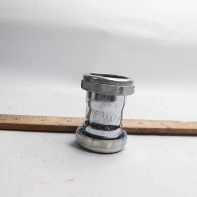 Dearborn Brass Double Slip-Joint Compression Coupling 20-Ga 1-1/4" x 2" 10000495 - Image 1 of 4