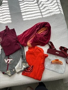 Virginia Tech ladies swag- tunic shirt, tshirt, scarf, clear crossbody, bracelet - Picture 1 of 5