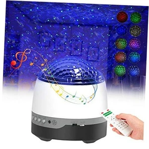 Star Projector, LED Night Light White Noise Sound Machine, 8 Soother Sounds, - Picture 1 of 8