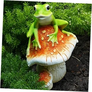 Frog Ornaments for Yard and Lawn Decoration Frog Statues for Outdoor Sitting - Picture 1 of 7