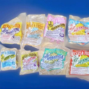 1993 McDonalds Mickey and Friends Epcot Center Abenteuer Komplettsatz Neu in Verpackung - Bild 1 von 2