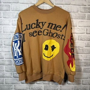 Kinder Sweatshirt See Ghosts "Lucky Me I See Ghosts" braun Gr. S Turkey Label - Bild 1 von 8