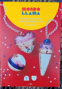 Mondo Llama Create-Your-Own Disco Ball Decor Kit Children's Arts Crafts  - Picture 1 of 2