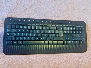 Microsoft Wireless Desktop Keyboard 2000 with Receiver Dongle No Box Model 1477 - Picture 1 of 13