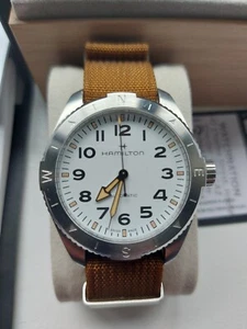hamilton khaki field expedition 41mm ,white dial. - Picture 1 of 6