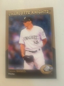 Tanner Banks Card 2021 Charlotte knights Team Card