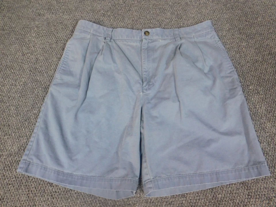 Pantalones Cortos Hombre Izod 36 Azul Recto Chino Clásico Foto 1 de 4