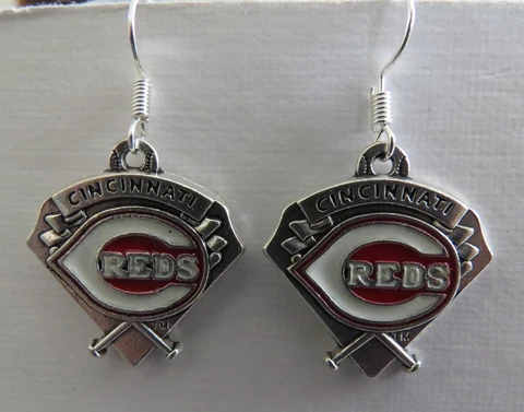 Cincinnati Reds Dangling Earrings #C3 Cover