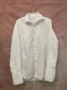 Kiton Napoli Shirt Very Rare 750$RRP Size L White - Picture 1 of 7