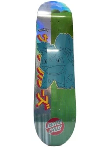 Pokemon Santa Cruz Collaboration Skateboard Deck Ivysaur r# - Picture 1 of 5