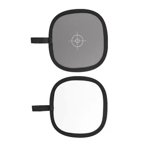 30cm 18% Foldable Gray Card Reflector White Balance Double Face Focusing Board C - Picture 1 of 12