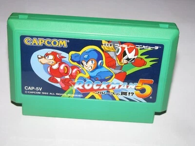 Rockman 5 Mega Man 5 Famicom NES Japan import US Seller - Image 1 of 2