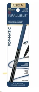 L'Oreal Pop-Matic Infallible Mechanical Eyeliner 516 Deep Indigo 0.009 oz - Picture 1 of 2