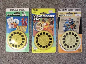(3) View Master Reels Pluto, The Great Muppet Caper, Donald Duck - Bild 1 von 2