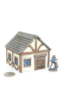 Edificio dipinto Fantasy Warhammer wargames D&D Terrain wargaming - Foto 1 di 1