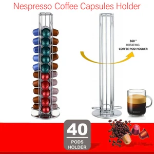 40 Nespresso Coffee Capsules Pod Holder Stand Dispenser Rack Storage Capsule - Picture 1 of 5