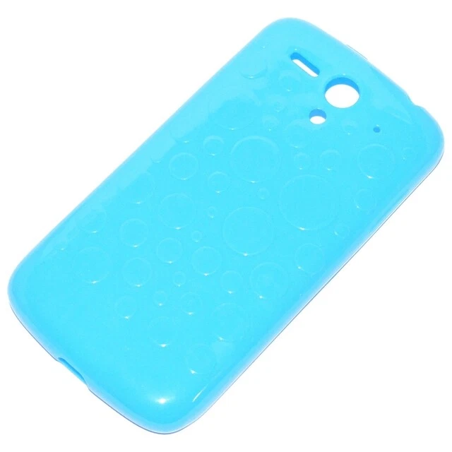 Huawei Hard Cover Custodia Originale Color Shell Ascend G300 Glossy Touch Blu - Immagine 1 di 3