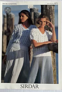 SIRDAR #9275 Womens Handknit Sweater Pattern size 30-44 chest - Picture 1 of 1