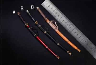1/6 Scale Japanese Samurai Metal Katana Samurai Sword Model for 12" Figure - Image 1 of 4