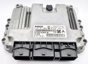 9663612380 Peugeot 407 Genuine Engine Computer Unit Module 6795LC72510017 - Picture 1 of 3
