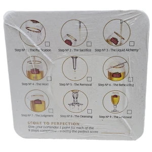 Stella Artois beer coasters square pressed paper 100pcs - Picture 1 of 4