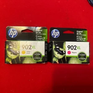 NEU Original versiegelte HP 902 Tintenpatrone Gelb und Pink Ablaufdatum 05/2023 - Bild 1 von 5