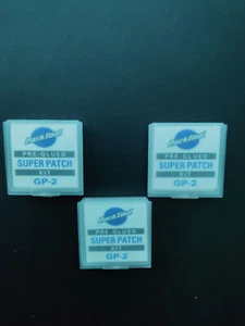 Park Tool GP-2C PACK OF 3! - 3M PRE-GLUED SUPER PATCH KIT (6 Patches) Road/MTB - Picture 1 of 5