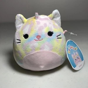Peluche chat calme maïs Squishmallows 8" Soraya le guépard neuf avec étiquette - Photo 1/4
