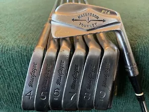 Rare 1959 MacGregor Tourney PT4 Iron Set - RH, 3-9, Lite Steel, Leather Grips! - Picture 1 of 15