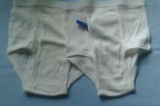 2 Pairs Men's Vintage Briefs  Made in Canada, New Old Stock 100% Cotton Small 