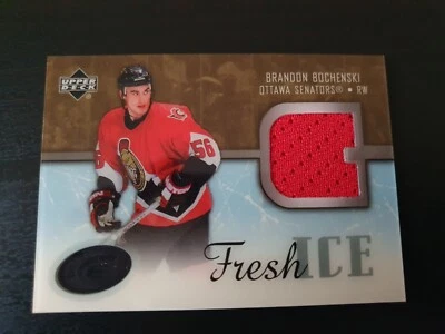 Brandon Bochenski 2005-06 Upper Deck Fresh Ice Hockey Patch Card NHL - Image 1 of 2