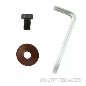 Kit vite lama per multiutensile oscillante generico 8 mm vite, lavatrice e chiave a brugola - Foto 1 di 1