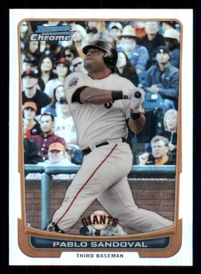 2012 Bowman Chrome Refractors #14 Pablo Sandoval - Image 1 of 2