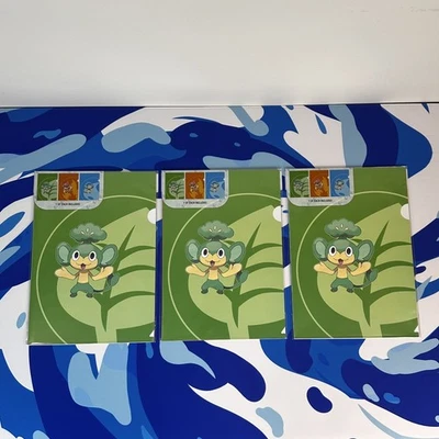 LOTE DE (3) Folios Torneo Pokémon Ultra Pro Paquete de 3 PANSAGE, PANSEAR Y PANPOUR Foto 1 de 3