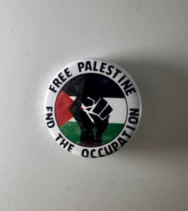 Free Palestine 1,25" Button F007B125 Anstecker Pin - Bild 1 von 2