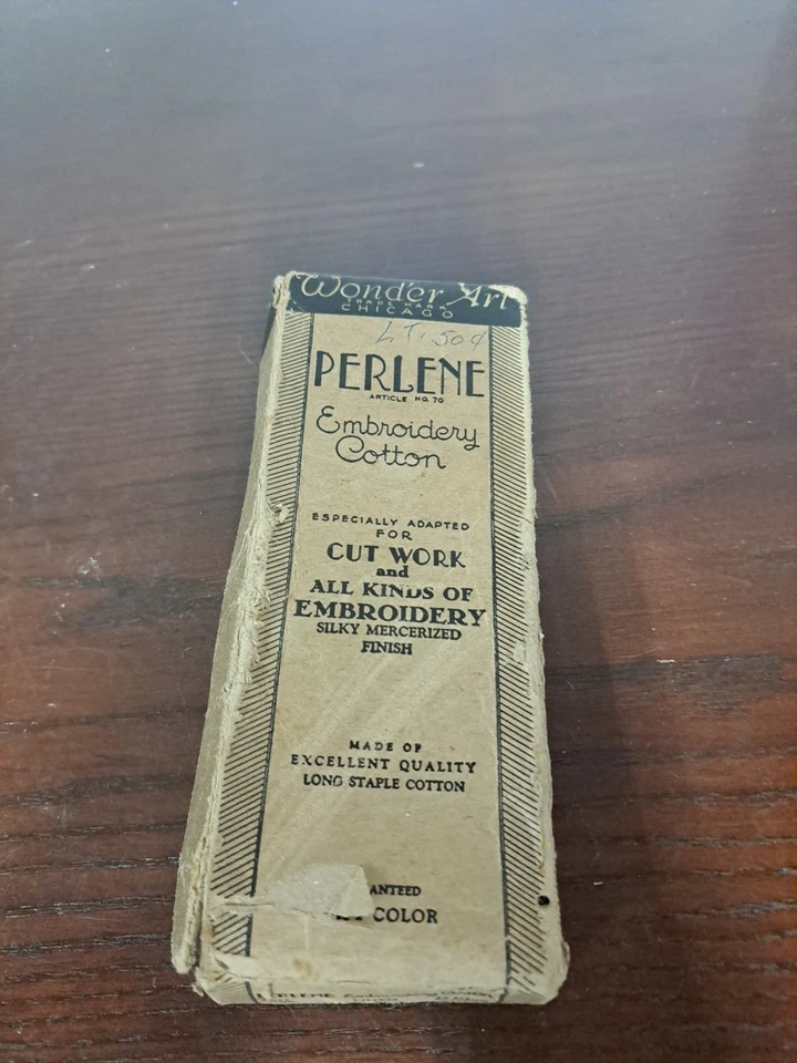 Vintage Perlene Embroidery Cotton Color 852 21 Skeins New In Box - Image 1 of 4