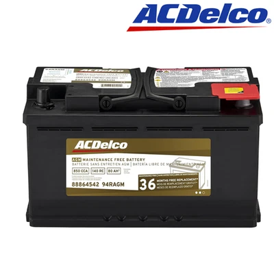 ACDelco Gold 94RAGM (88864542) 36 Month Warranty AGM BCI Group 94R Battery Foto 1 de 4