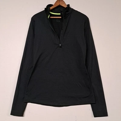 Mujer Nike Media Cremallera Talla Grande Pro Dri-Fit Negro Manga Larga Correr Foto 1 de 4